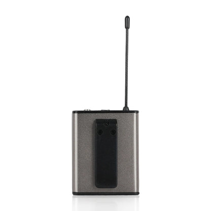 High Quality Portable Mini Wireless UHF Microphone Hidden Lavalier Mic 6.35mm Interface Metal Interview Mike System for Live