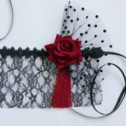 Women Hollow Lace Masquerade Face Mask Sexy Cosplay Prom Party Props Costume Halloween Masquerade Mask Nightclub Queen Eye Mask
