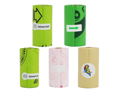 OEM  ODM Pet Poop Bag Eco Corn Starch Poop Bag Dog Poop Bags Biodegradable for Dogs