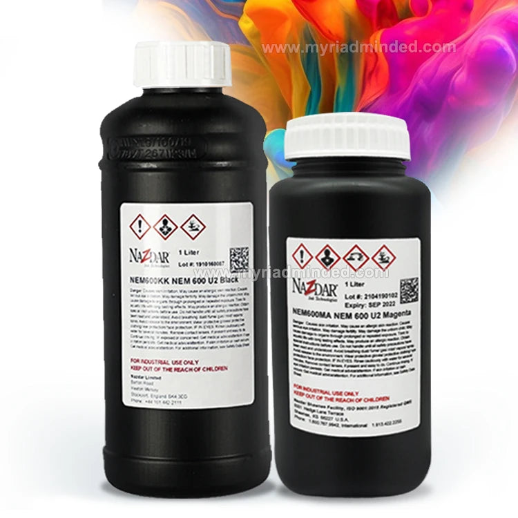 NEM600 U2 USA NAZDA UV Ink for Sign Printing, High Adhesion, Environmentally Friendly