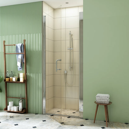 Sliding Glass Shower Door with Aluminum Frame Seal Strip System Tempered Safety Glass Bathroom Shower Room Door