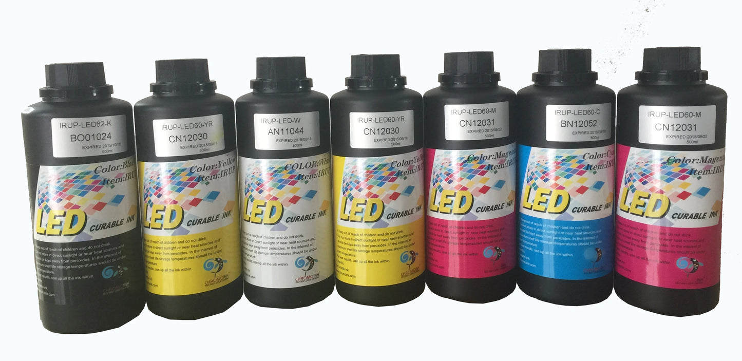 UV Ink ITINK for Ricoh G5 5S 6 Industrial Printhead URPH3 LED UV INK Hard Neutral Flexible Ink