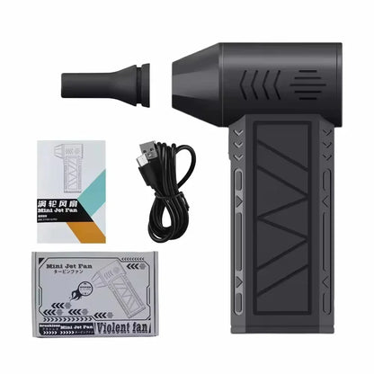 High-Speed 130000 RPM Fan 52m/s Air Blower Brushless Motor 4000mAh Battery Overheat Protection Electric Consumer Electronics