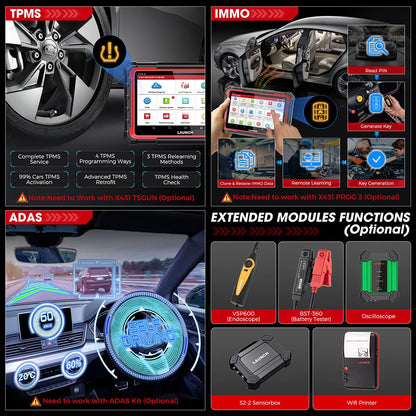 USA EU Warehouse LAUNCH X431 PRO ELITE Car Full System Diagnostic Tools OBD OBD2 Scanner 32 Reset CAN FD DOIP Code Reader