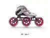 Professional Level Carbon Fiber Inline Speed Skates 5 Colors 110mm*3 PU Alloy Wheel Material Outdoor Speed Roller Shoes Skates