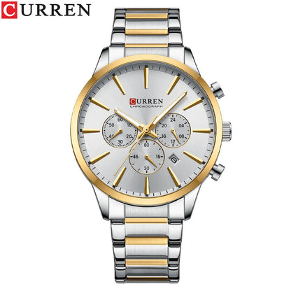 CURREN 8435 Classic Hot Sell Chronograph Quartz Watch Men Reloj Fashion Casual Business Sports Watches Male Wrist Watch for Mens