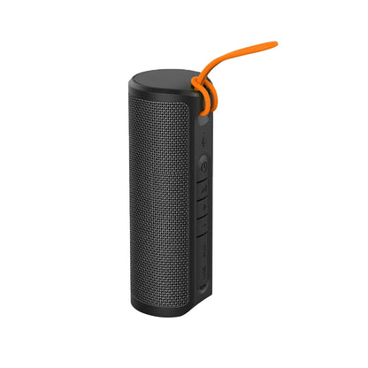 New  Premium Hight Quality Wireless Speaker Fabric Mesh  Portable Cylindrical Speaker Heavy  Deep Bass Waterproof IPX4  with MIC