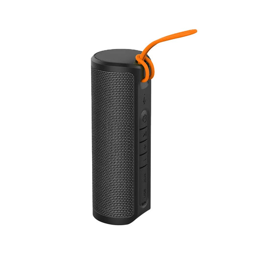 New  Premium Hight Quality Wireless Speaker Fabric Mesh  Portable Cylindrical Speaker Heavy  Deep Bass Waterproof IPX4  with MIC