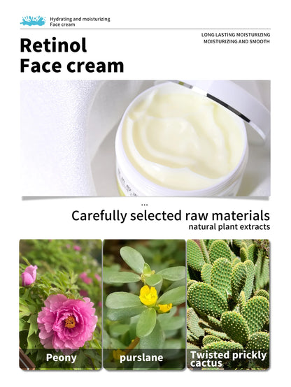 Anti-Aging Retinol  Anti Wrinkle Nicotinamide Whiten Face Cream Reduce Fine Lines Tighten and Whiten the Skin Facial Cream
