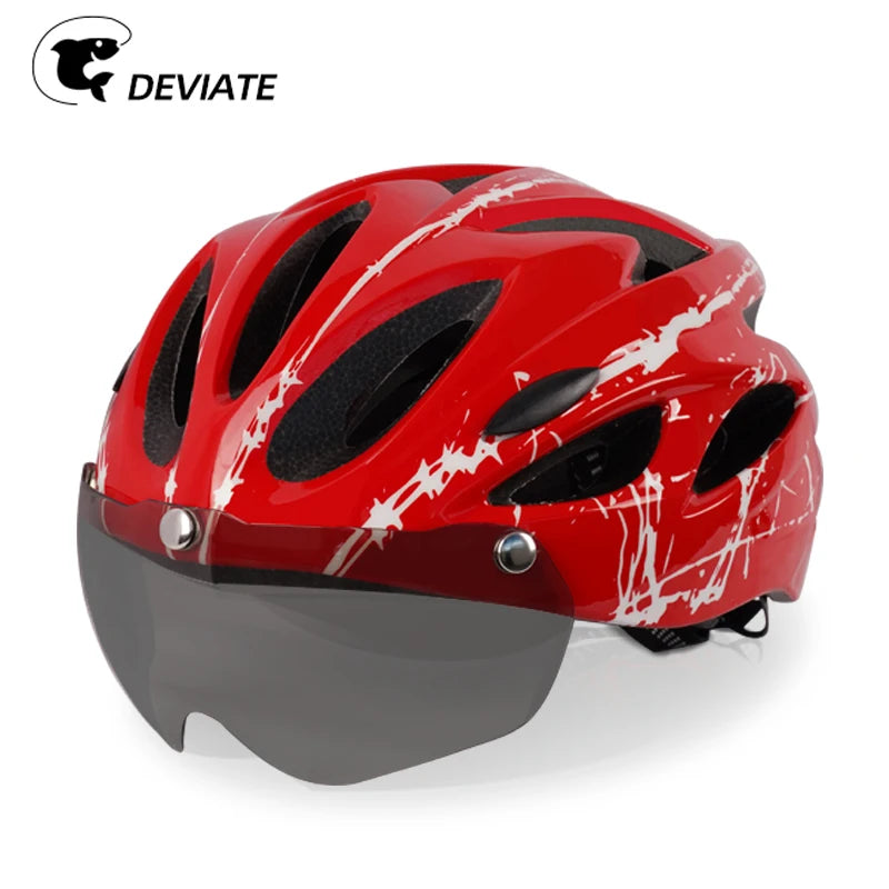 DEVIATE OEM ODM Custom Adjustable Dirt Bike Helmet with 11-15 Air Vents EPS+PC Material for E-Bike & Biking