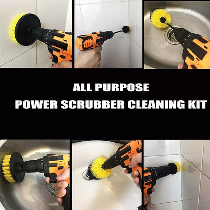 US Local Stock Ships in 24H 22pcs-set All Purpose Cleaning Kit Electric Drill Brush Attachment Set Power Scrubber Cleaning Tool