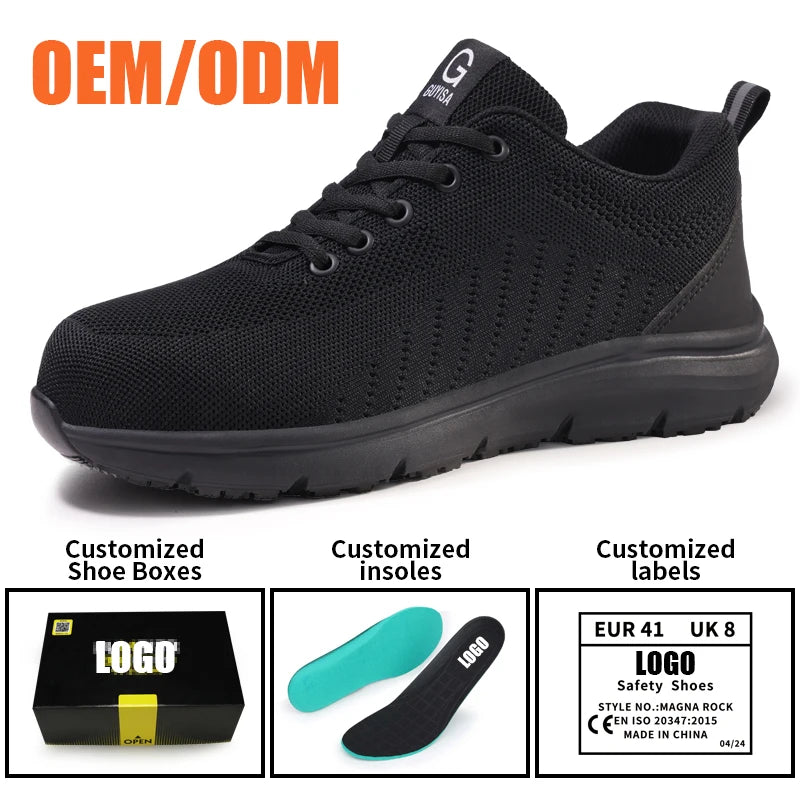 GUYISA  Popular New Trend Brand Factory Directly Supplies Waterproof Non-slip SRC Safety Sports Shoes