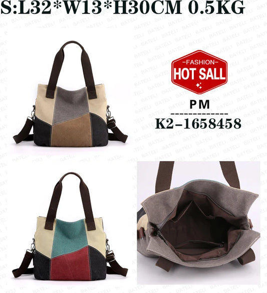 2023 New March L Arge Capacity Soild Style Canvas Single Shoulder Tote Bag Fashion and High Quality by PDG ibma