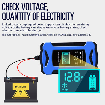 Latest Trending 12V 6A Automatic Smart Electric Battery Charger for Motorcycles and Cars-Dropshipping Product