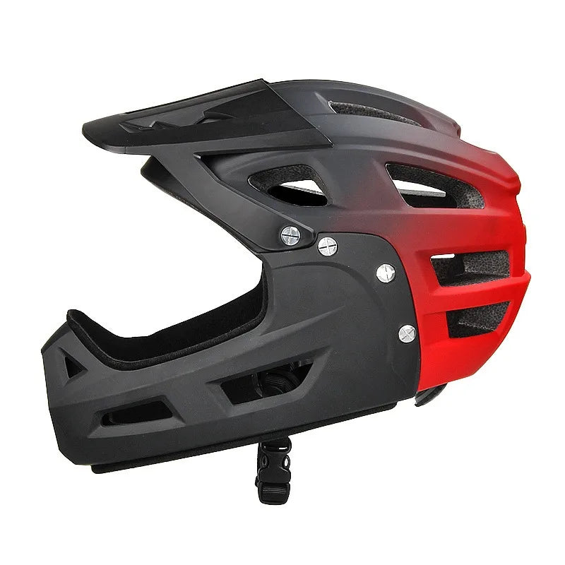New Design Adult Bike Helmet CE Certified Downhill Helmet Full Face With Chin Protection MTB Helmet