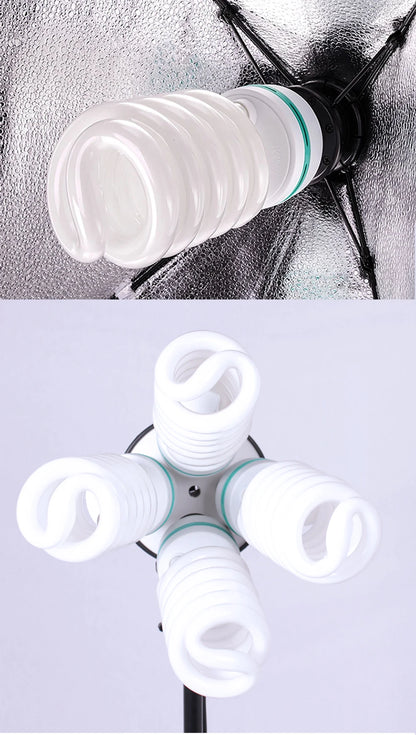 SH 135W LED Lighting Bulbs Photography Video Light Lamp Light Bulb Daylight E27 Socket For Softbox Photo Video Studio