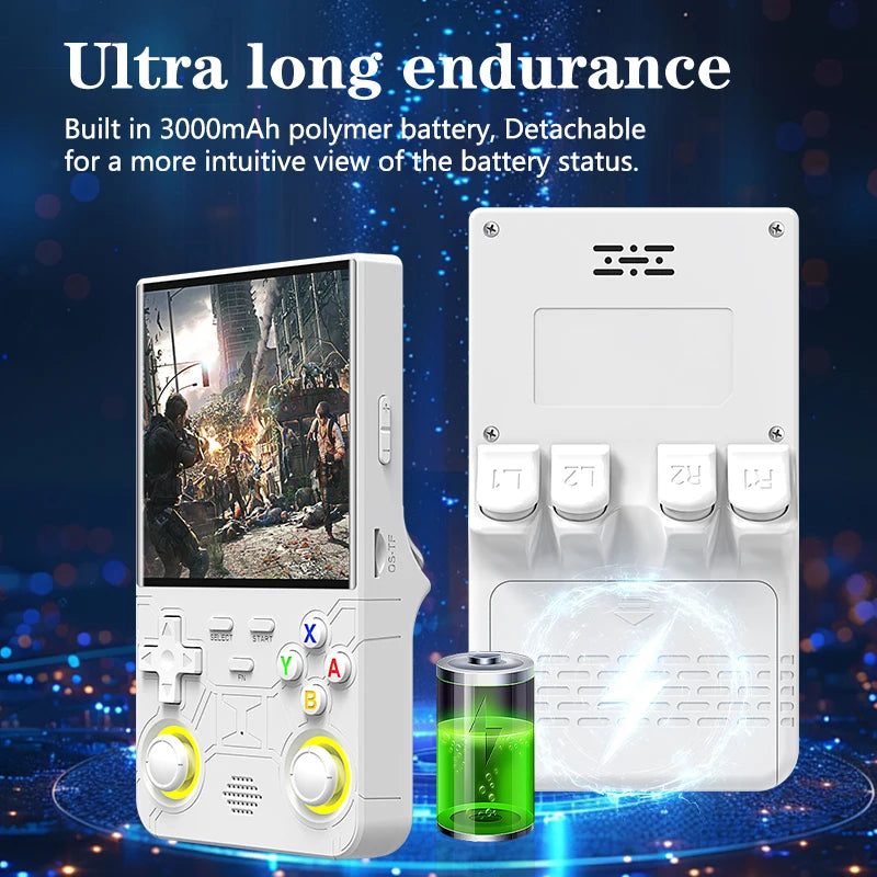 R36 Ultra 4.0'' IPS Linux System Handheld Game Console Retro Style WIFI Player Hand Held Arcade Video Game Consoles R36s