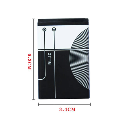 3.7V 800mAh Phone Battery for nokia Battery Bl-4c 6100 6300 6260 6125 Lithium Replacement Battery