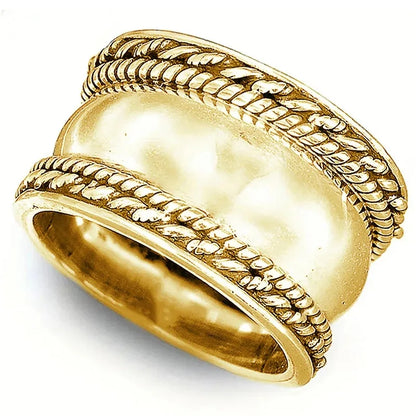 H348 Stainless Steel Wedding Band Classic Unisex Ring Plain Design For Wedding Occasion