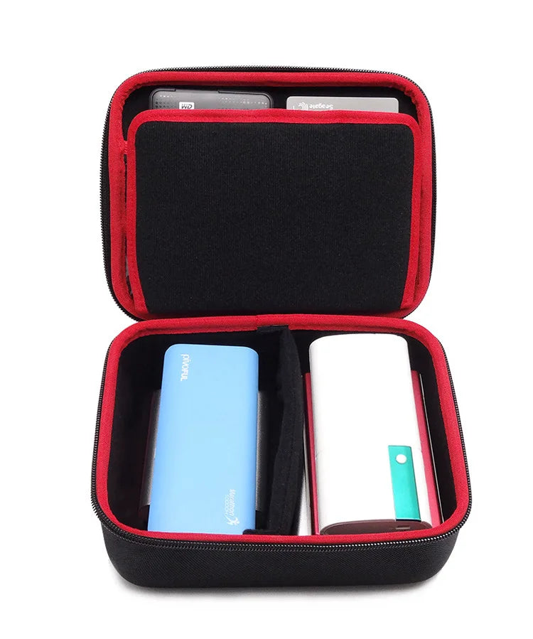 GHKJOK 3.5 inch Large HDD USB Flash Drive external hard disk case Cable Organizer Bag Carry Case usb flash disk GH1603