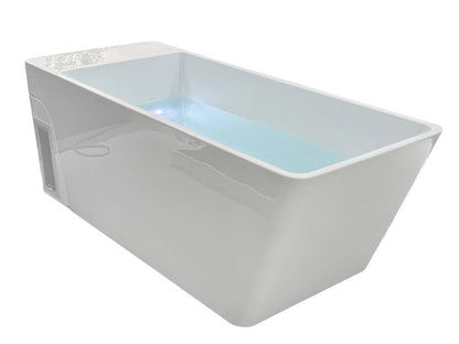 USA Warehouse Spot Acrylic Spa Bathtub Chiller with Built-in Integrated Ice Bath Cold Plunge for Body Healing Therapy