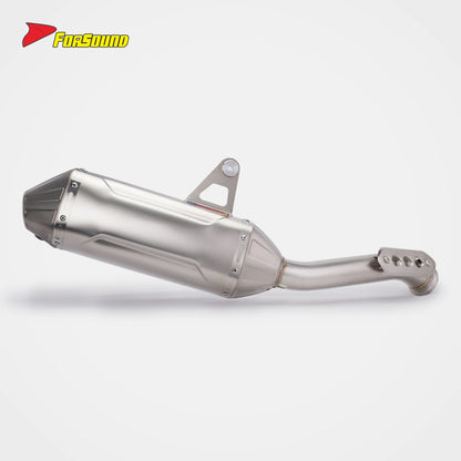FORSOUND Cf Moto 800mt Motorcycle Exhaust Mid-Tail Integrated Stainless Steel Exhaust 2022-2025 Adventure Sporty Deep Sound
