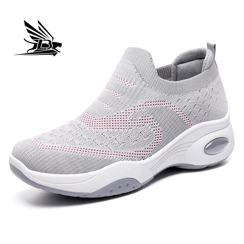 Women's Casual Sneakers Comfortable Breathable Boat Shoes Flats Disposable Zapatos De Mujer