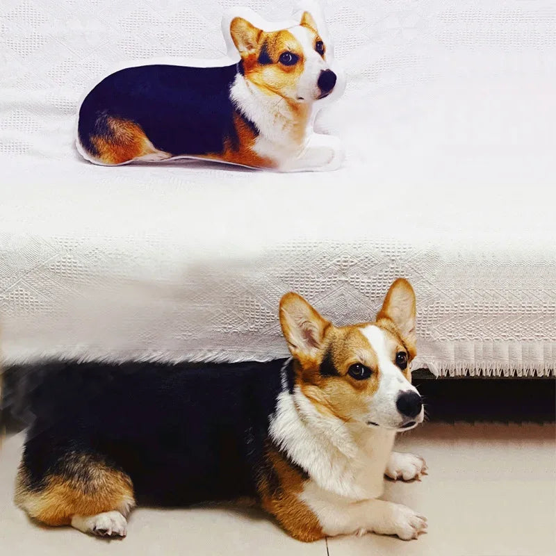 Personalized Photo DIY Pet Cushion Stuffed Animal Pillow Custom Dog Cat Picture Cushion Christmas gifts Loss Memorial gift