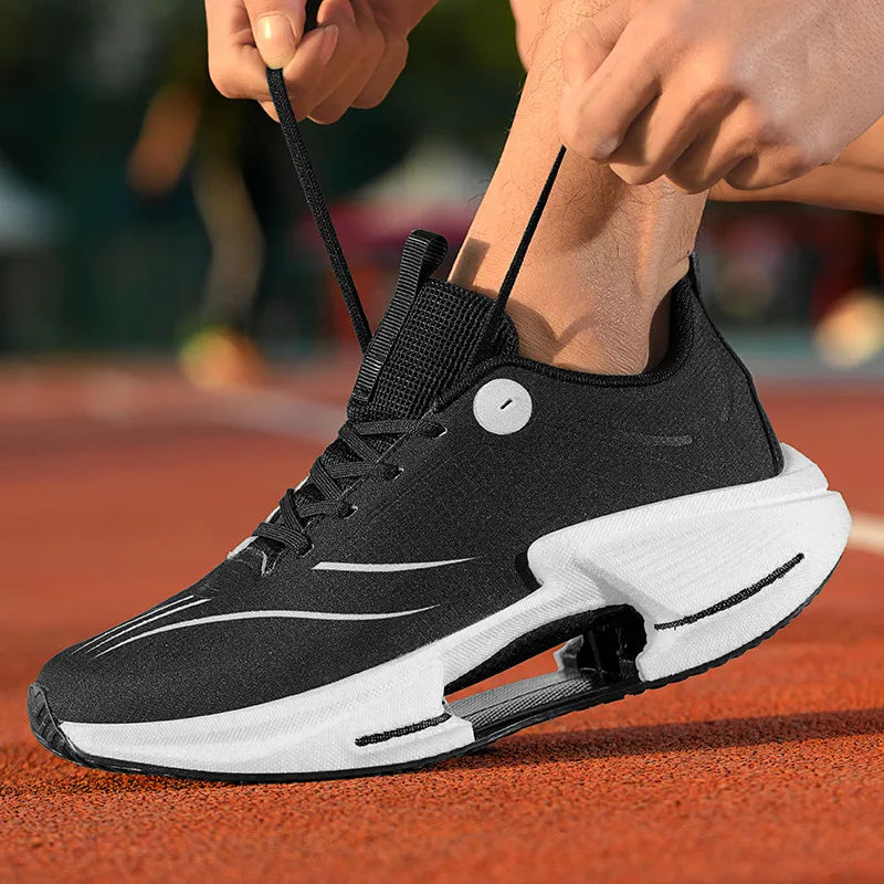 Logo Custom Modern Stylish Synthetic Casual Sneakers Ergonomic Cushioning Lightweight for Travel Walking and Fashion Sportswear