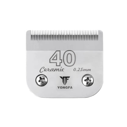 40# Factory High Quality Pet Grooming Blades A5 High Carbon Steel Ceramic Detachable Blades A5 Clipper Blades