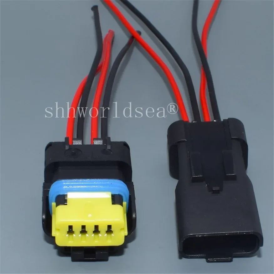 1PCS 2 3 4 5 6 Pin female automotive waterproof wire harness connector Electrical Plug for Peugeot Renault Citroen