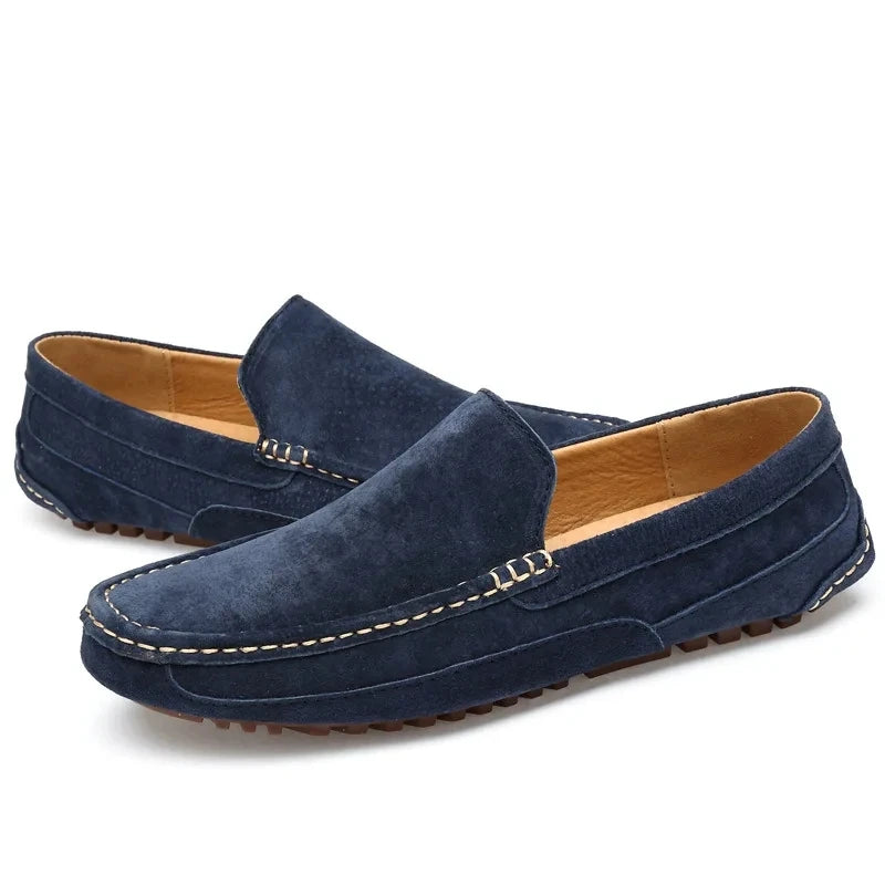 Leather Man Loafers Luxury 2026 Casual Shoes for Men Boat Sneakers Handmade Slip on Driving Shoes Male Moccasins Zapatos
