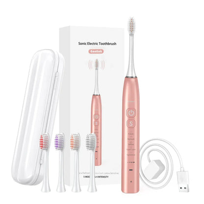 Best IX7 Private Label Tooth Brush Inductive Wireless Charging With Travel Case Rechargeable Smart Sonic Electric Toothbrush