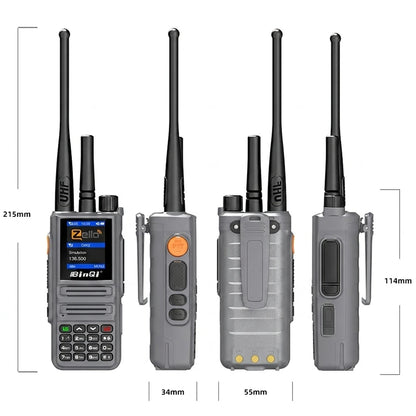 US Warehouse BQ-889 Dual Mode 4G Poc Long Range Waterproof Walkie Talkie 1Set 2Pcs GPS Wireless Radio With SIM Card