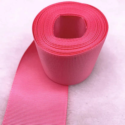 5yards 10/15/25/38/50mm Grosgrain Satin Ribbons for Wedding Christmas Party Decorations DIY Bow Craft Ribbons Supplies