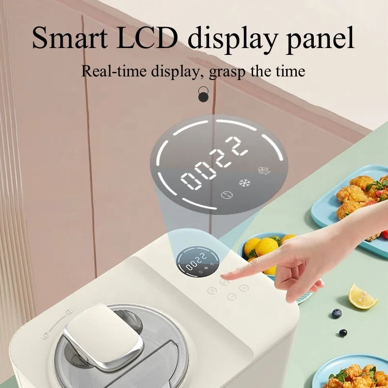 Manufacturers Table Commercial Automatic Household Ice Cream Soft Serve Cold Plate Maker Machine in Turkey 3 Flavors