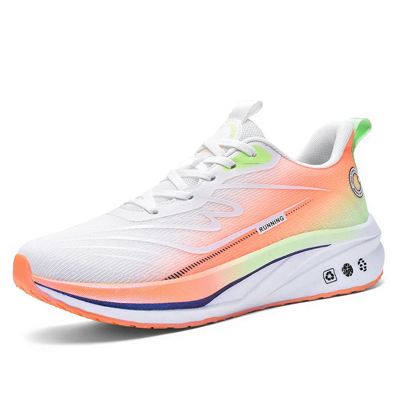 Premium Breathable Mesh Running Shoes Lightweight Carbon Fiber High-Traction Outsole US 13/ EU 47-48 Winter Anti-Slip Foam