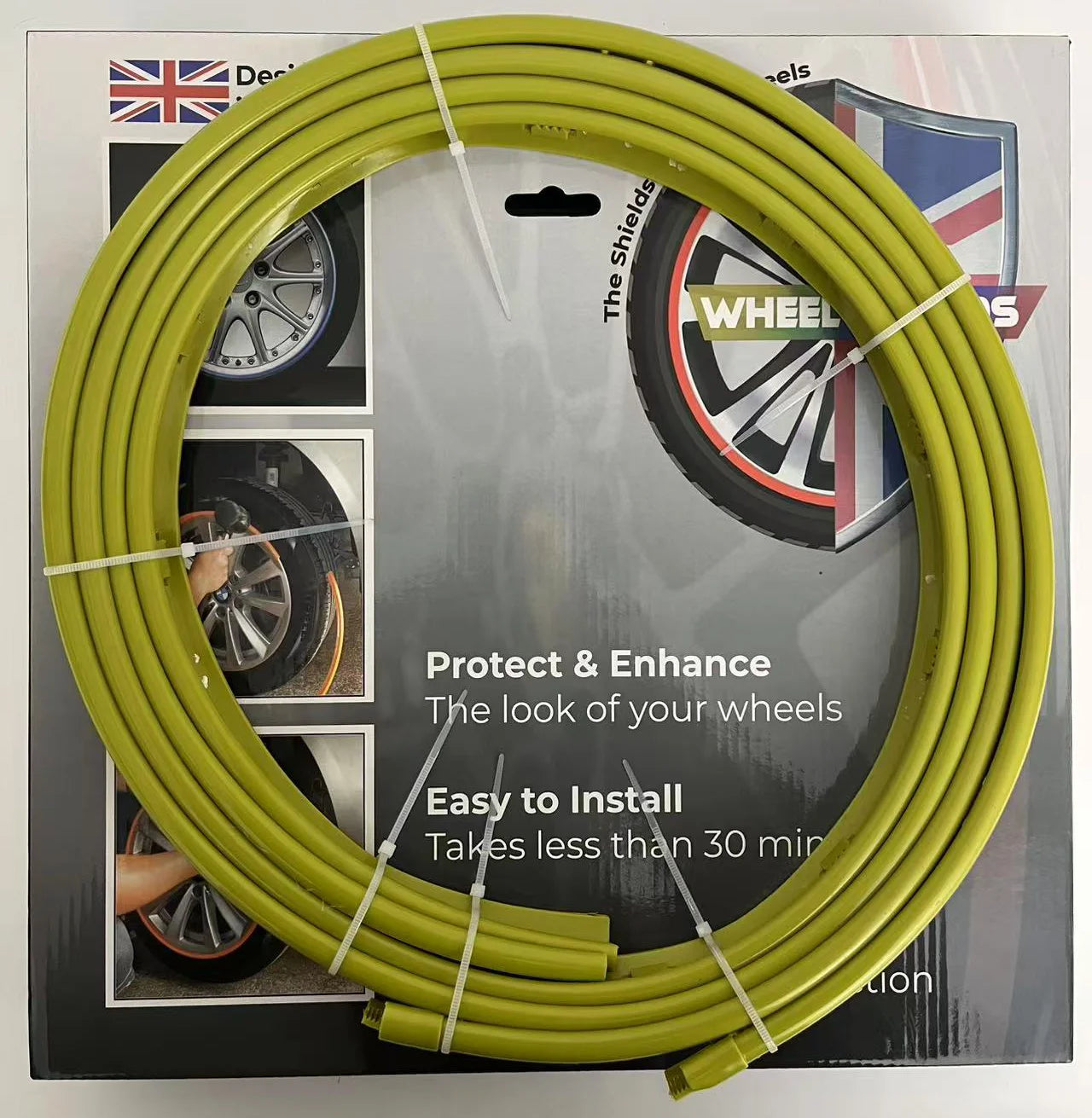 Sports Rim Guard Wheel Protector Steel Ring Plastic Strip Car Rim Protectors Wheel Car Rim Protectors