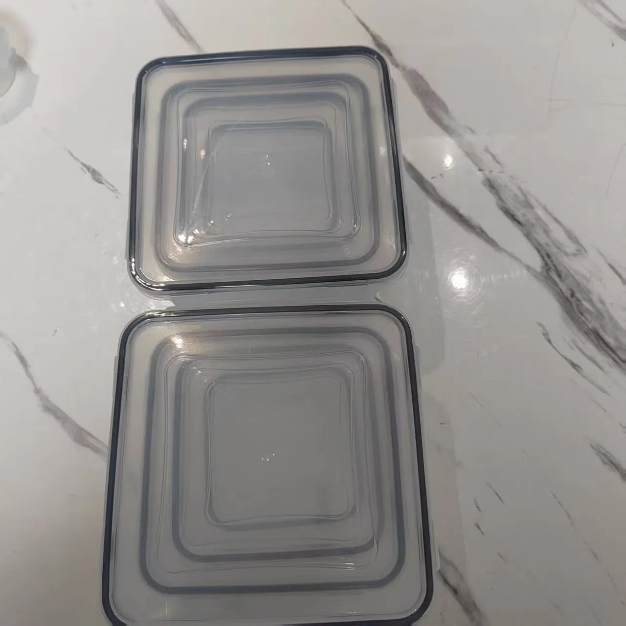 20Pcs Reusable Plastic Food Containers, Airtight Leakproof Stackable for Household Kitchen Storage