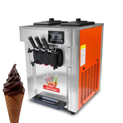 Home Ice Cream Vending Machine Cone Automatic Homemade Ice Cream Cart Ice Cream Machine