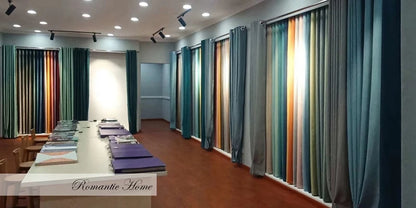 American Pastoral Print Blackout Curtain For Luxury Living Room,Noise Reduction Dustproof Blackout Curtain,Home Window Curtains
