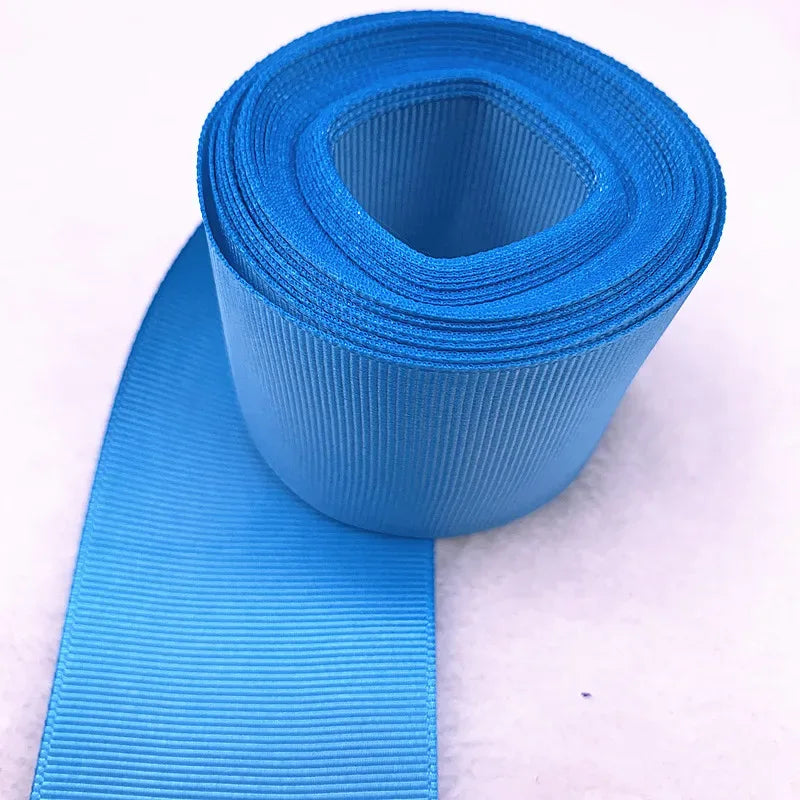 5yards 10/15/25/38/50mm Grosgrain Satin Ribbons for Wedding Christmas Party Decorations DIY Bow Craft Ribbons Supplies