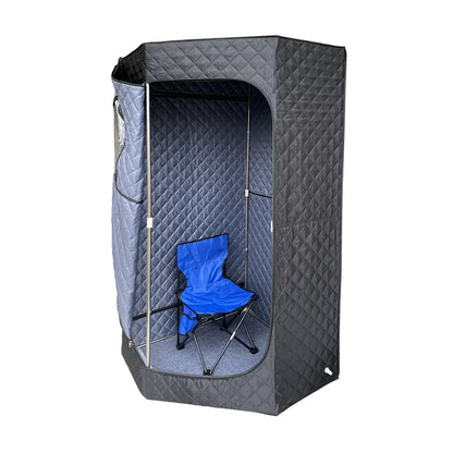 Modern Portable Red Cedar Whole-Body Sauna Box Acrylic Household Steam Room Pentagonal Design Cross-Border Supply Manufacturers