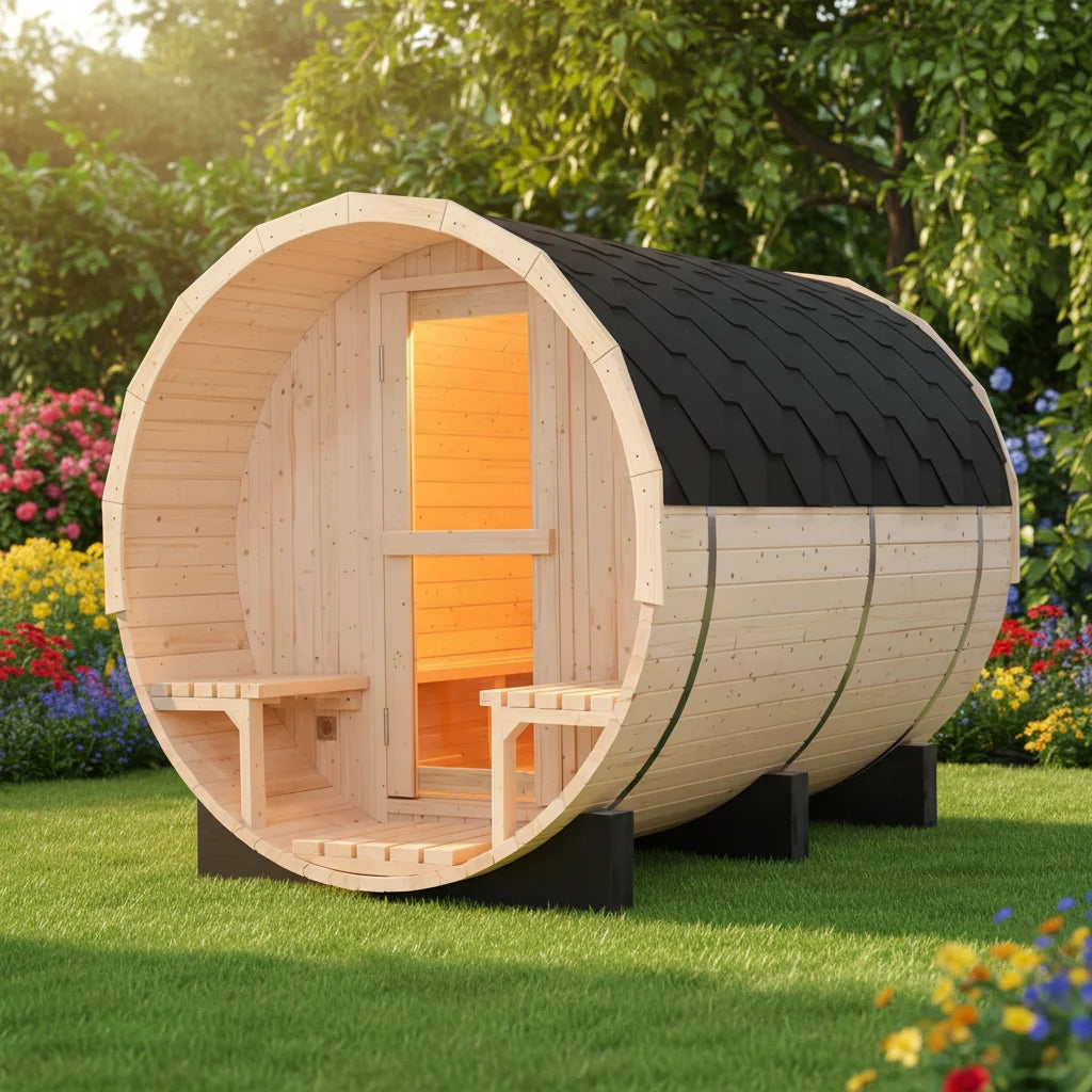 Transform Your Backyard Oasis: Luxury Modern Sauna, In-Stock & Ready to Install