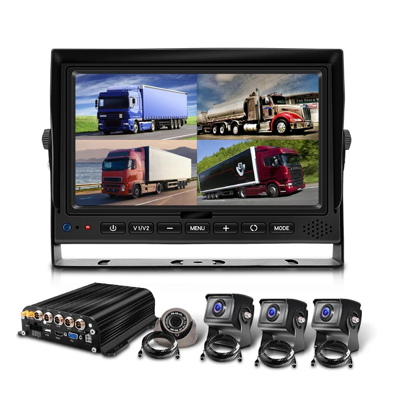 4CH 8CH 720P 1080P Mobile DVR  Support / Optional 3G 4G WiFi GPS MDVR with Car/Bus/Truck/Vehicles Camera Recorder Waterproof