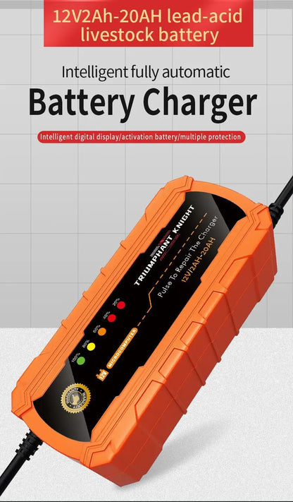 New Arrival 12v 2a Car Battery Repair Charger With Power Bank Repair Charger Car Portable Battery
