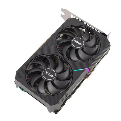 ASUS AMD Dual Radeon RX 6500 XT OC Edition 4G Graphics Card with 64 Bit PCI Express 4.0 4GB GDDR6 Memory Video Card