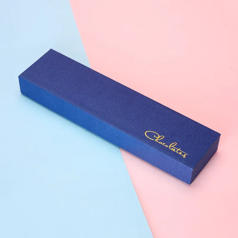 5Pcs Chocolate Boxes Packaging 6 Holes Rectangle Chocolate Covered Strawberry Paper Gift Box Wedding Christmas Birthday DIY Gift