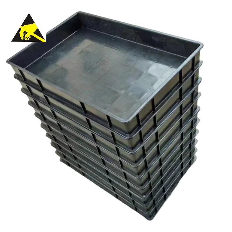 Time-Limited Colored Bins Small Case Storage Racks Anti Static Bag And Box Esd Container Tray