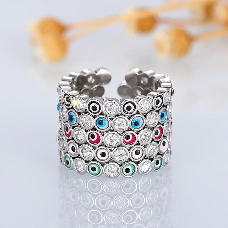 T0822 Fashion Ring Cubic Zirconia Pave Setting Round Stone Unisex Gift Jewelry